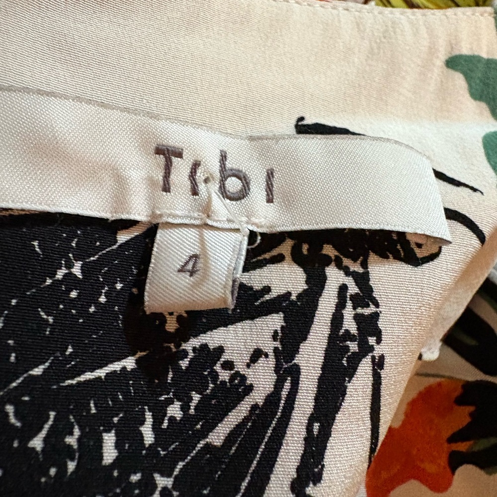 Tibi Ivory Gothic Floral Shift size 4 - Picture 10 of 11